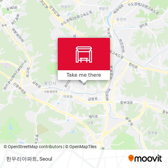 한우리아파트 map