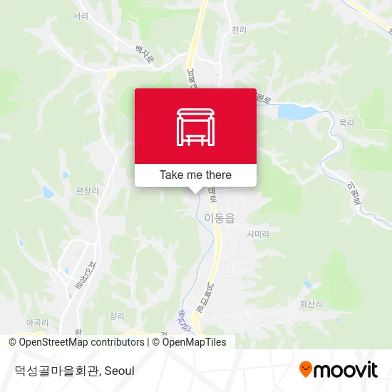 덕성골마을회관 map