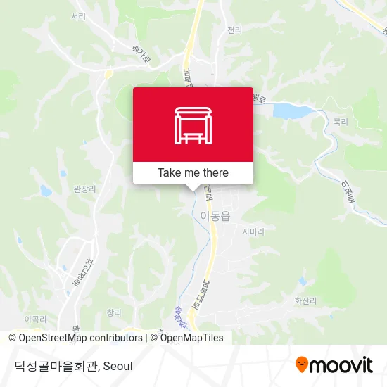 덕성골마을회관 map