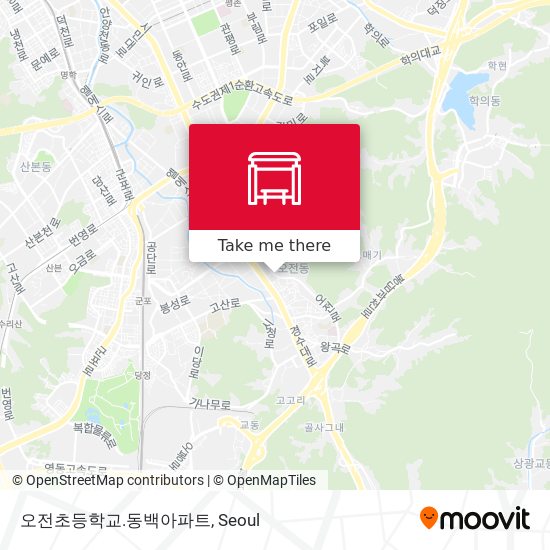 오전초등학교.동백아파트 map