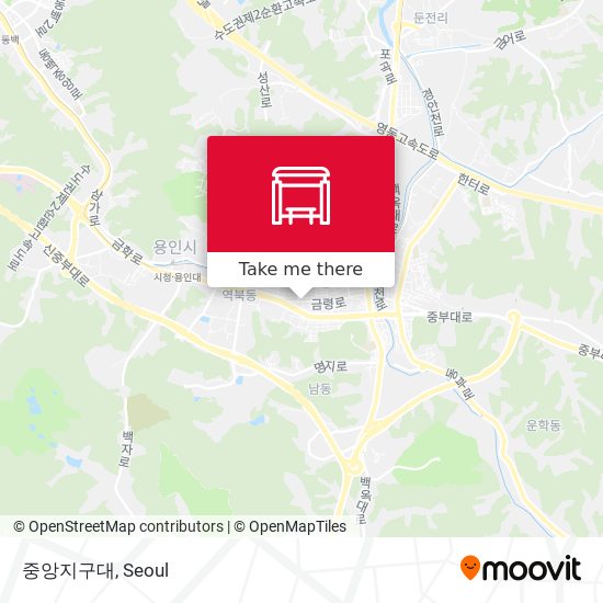중앙지구대 map