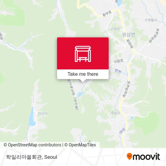학일리마을회관 map
