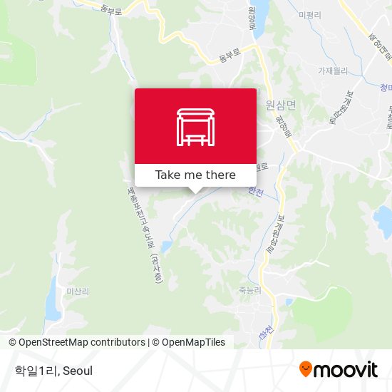 학일1리 map