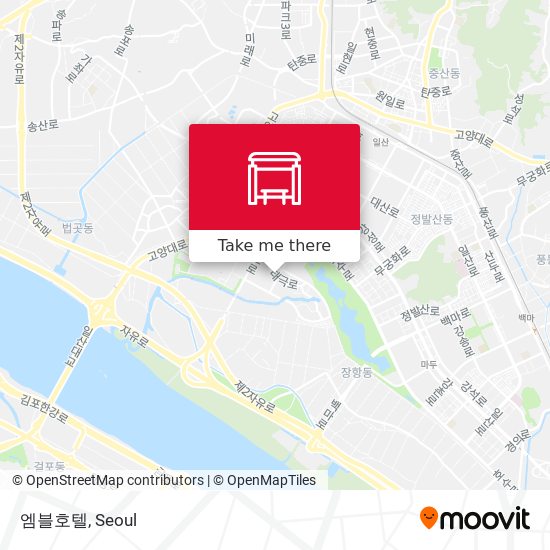 엠블호텔 map
