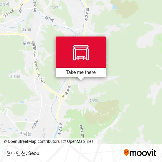 현대맨션 map