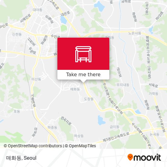 매화동 map