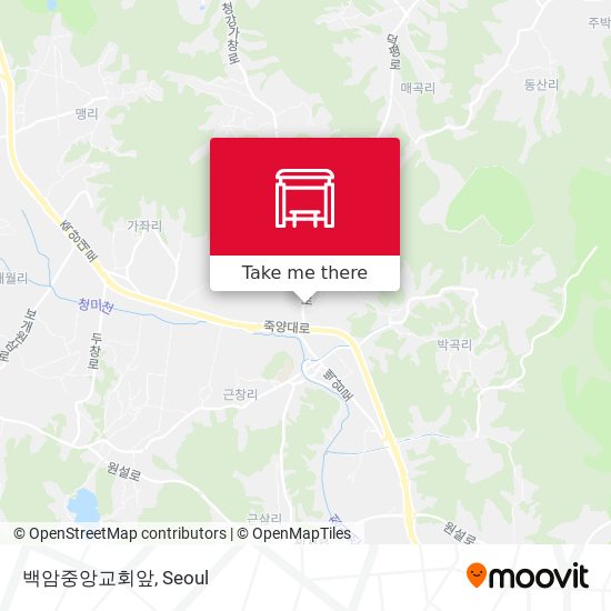 백암중앙교회앞 map