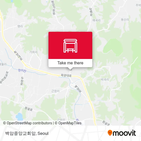 백암중앙교회앞 map