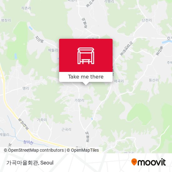 가곡마을회관 map