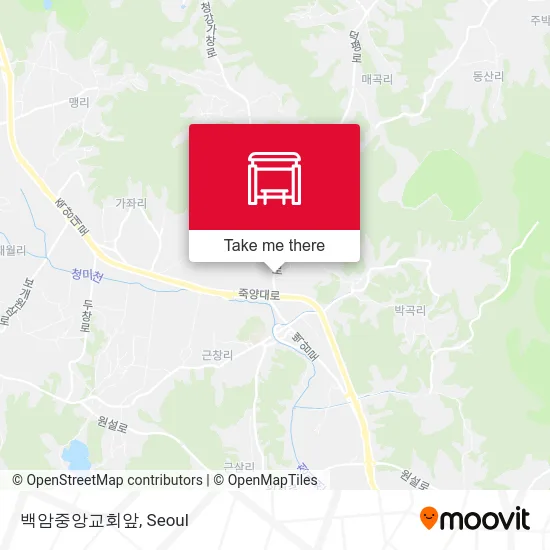 백암중앙교회앞 map