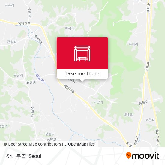 잣나무골 map