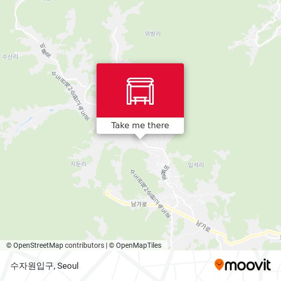 수자원입구 map
