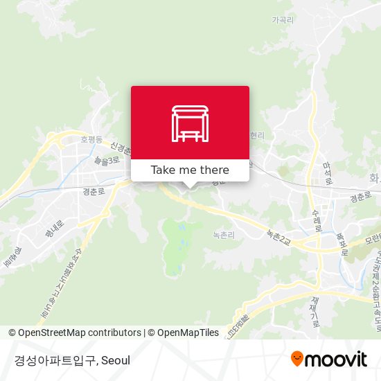 경성아파트입구 map