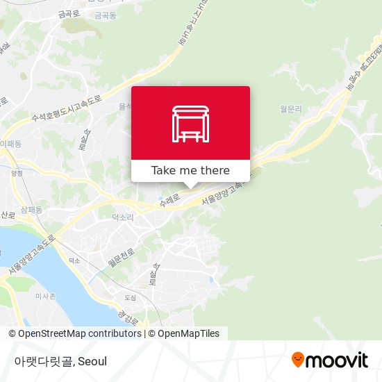 아랫다릿골 map