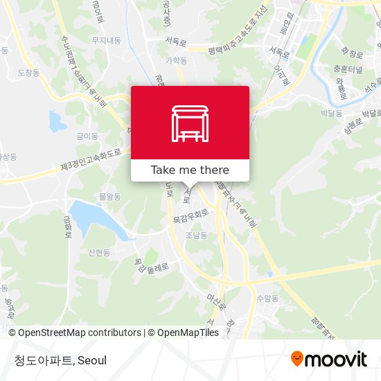 청도아파트 map
