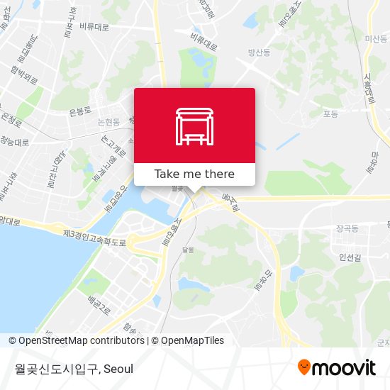 월곶신도시입구 map