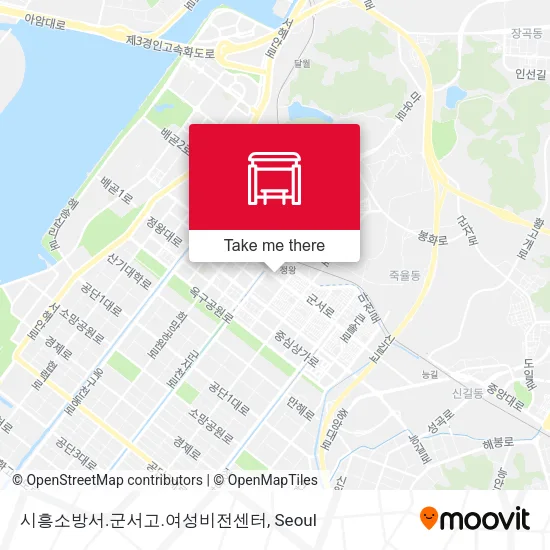 시흥소방서.군서고.여성비전센터 map