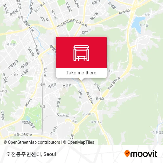 오전동주민센터 map
