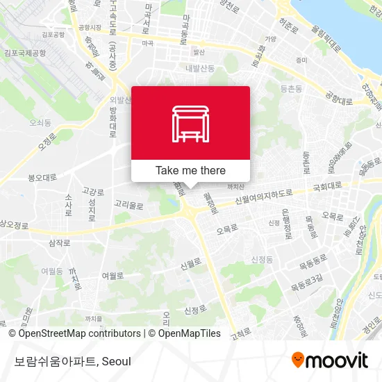 보람쉬움아파트 map