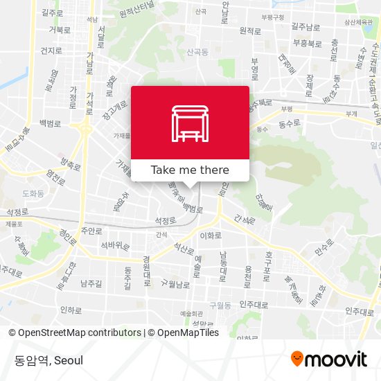 동암역 map