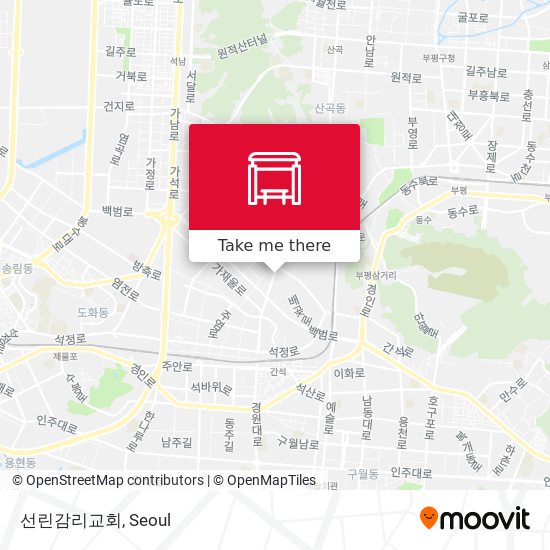 선린감리교회 map