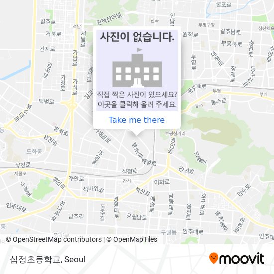 십정초등학교 map