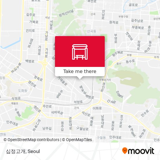 십정고개 map