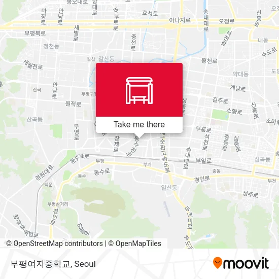 부평여자중학교 map