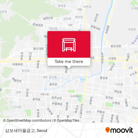 삼보새마을금고 map