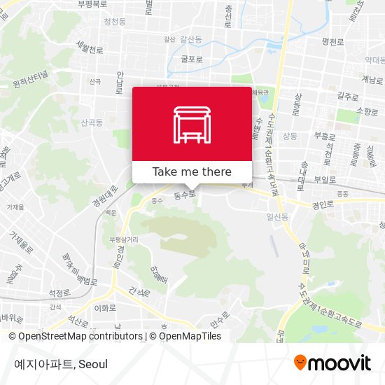 예지아파트 map