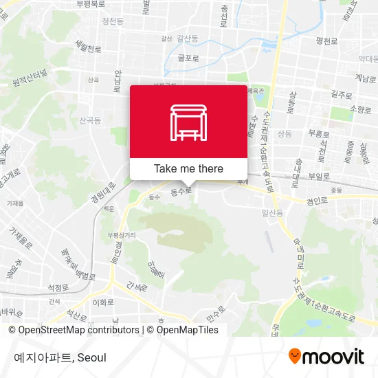 예지아파트 map