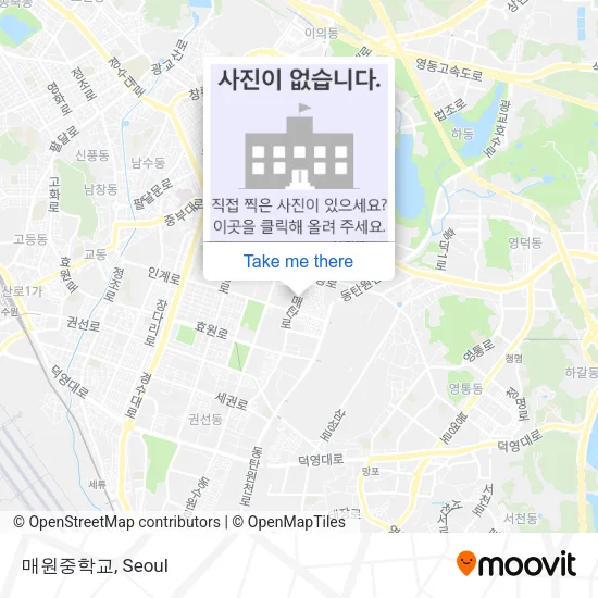 매원중학교 map