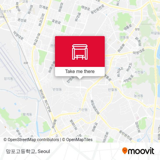 망포고등학교 map