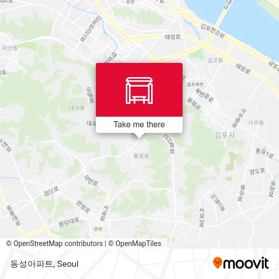 동성아파트 map