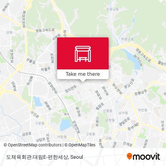 도체육회관.대림E-편한세상 map