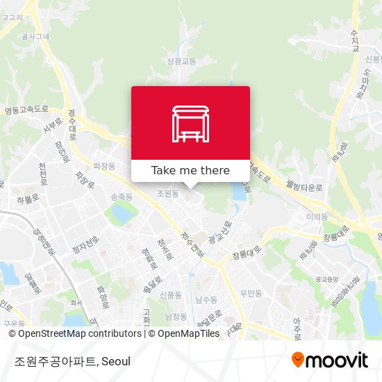 조원주공아파트 map