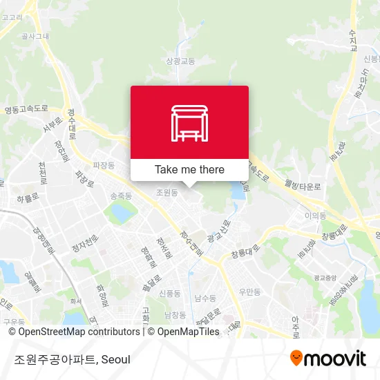조원주공아파트 map