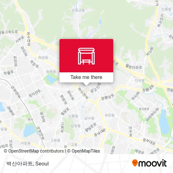 벽산아파트 map