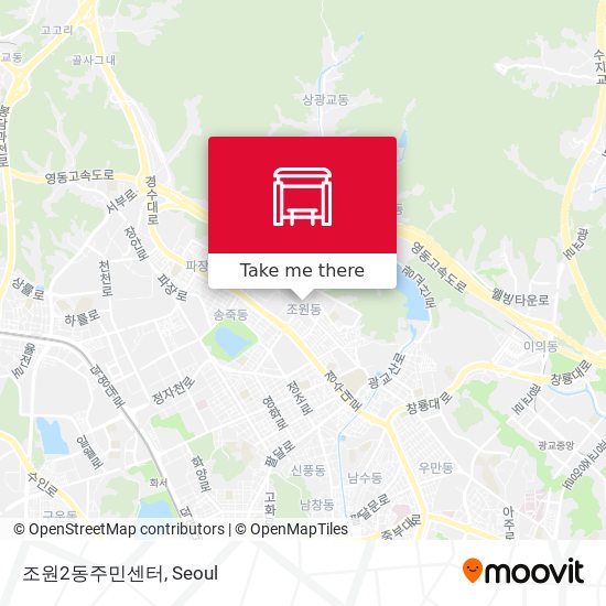 조원2동주민센터 map