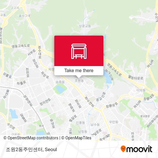 조원2동주민센터 map