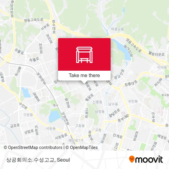 상공회의소.수성고교 map