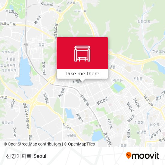 신명아파트 map