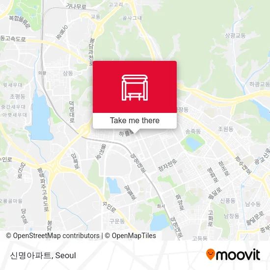 신명아파트 map