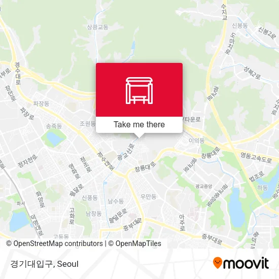 경기대입구 map