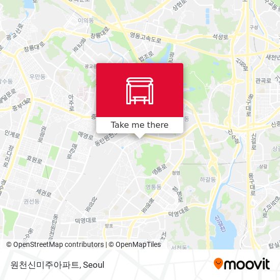 원천신미주아파트 map