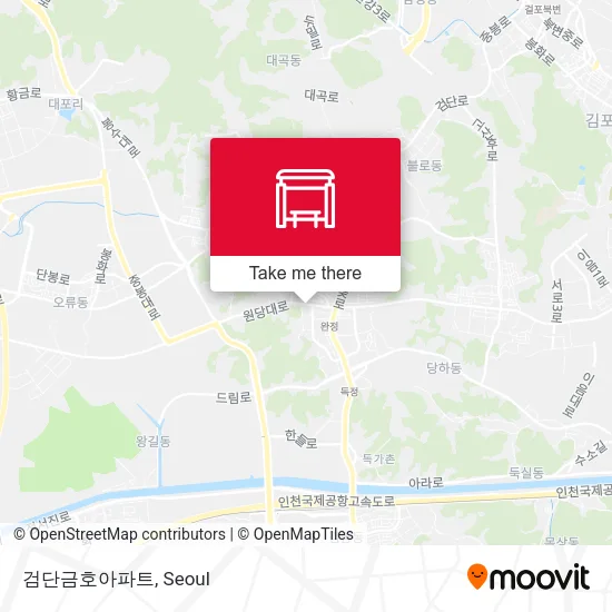 검단금호아파트 map