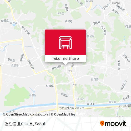 검단금호아파트 map