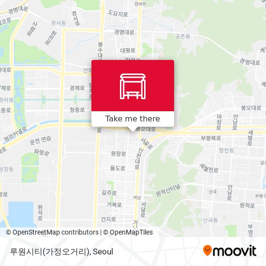 루원시티(가정오거리) map