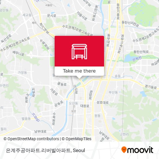 은계주공아파트.리버빌아파트 map