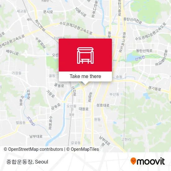 종합운동장 map